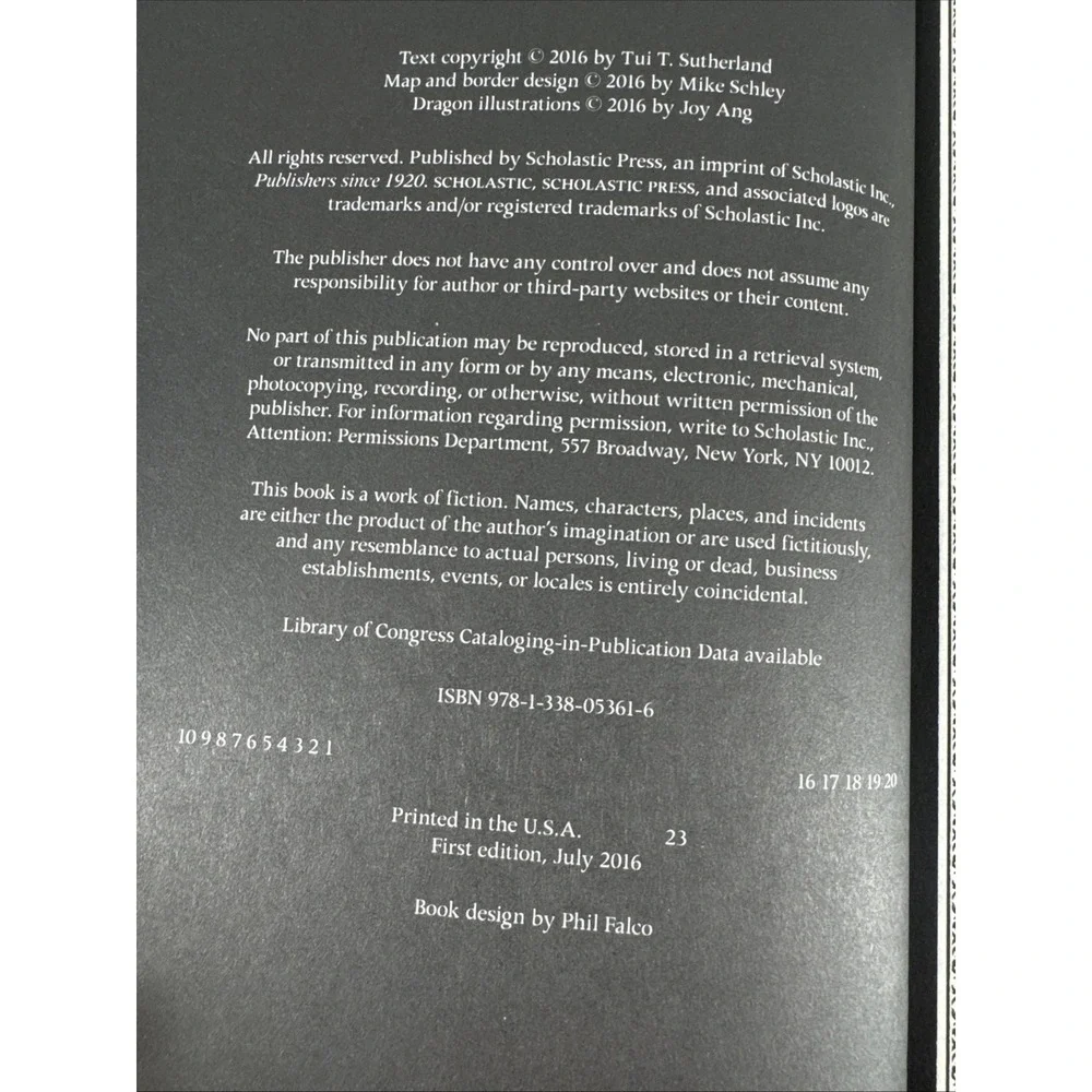 Darkstalker Wings of Fire Hardcover Sutherland, Tui, Dragons Magic‎